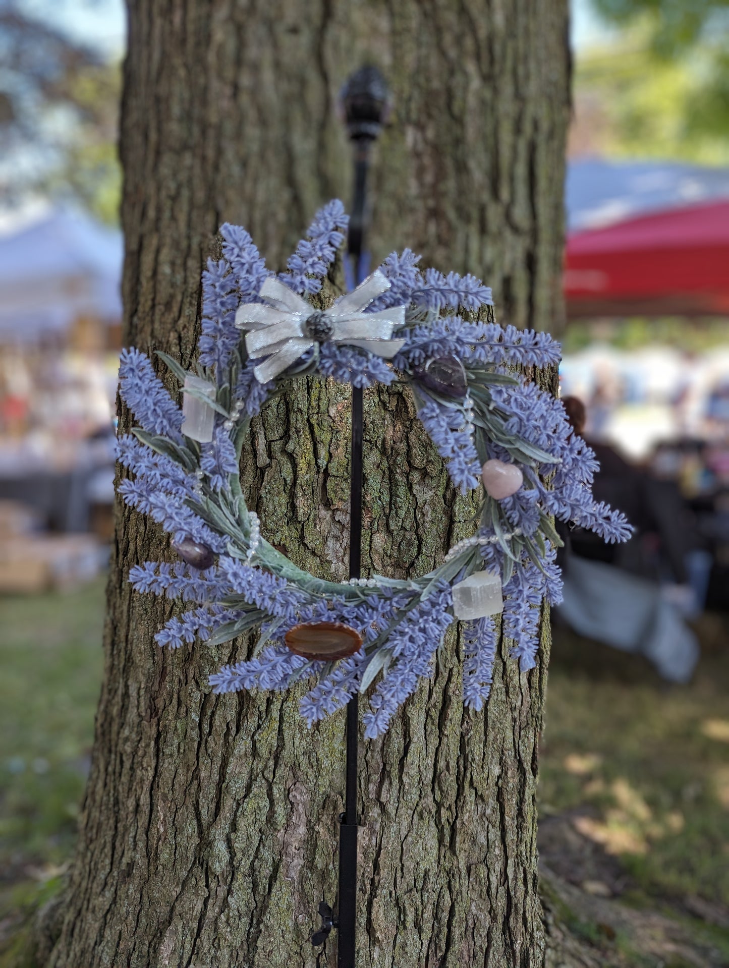 Crystal Wreath or Candle Ring